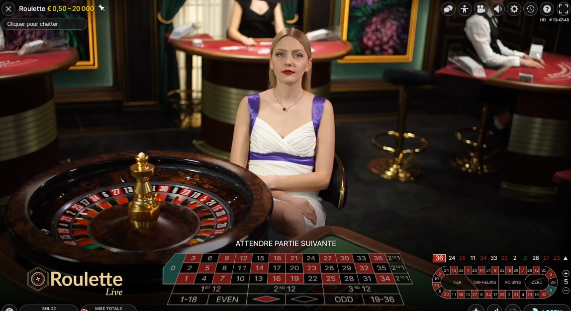 Roulette live