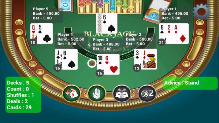 Strategies blackjack